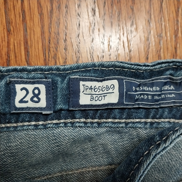 Miss Me Size 28x34 Distressed Dr Blue Denim - Picture 3 of 14